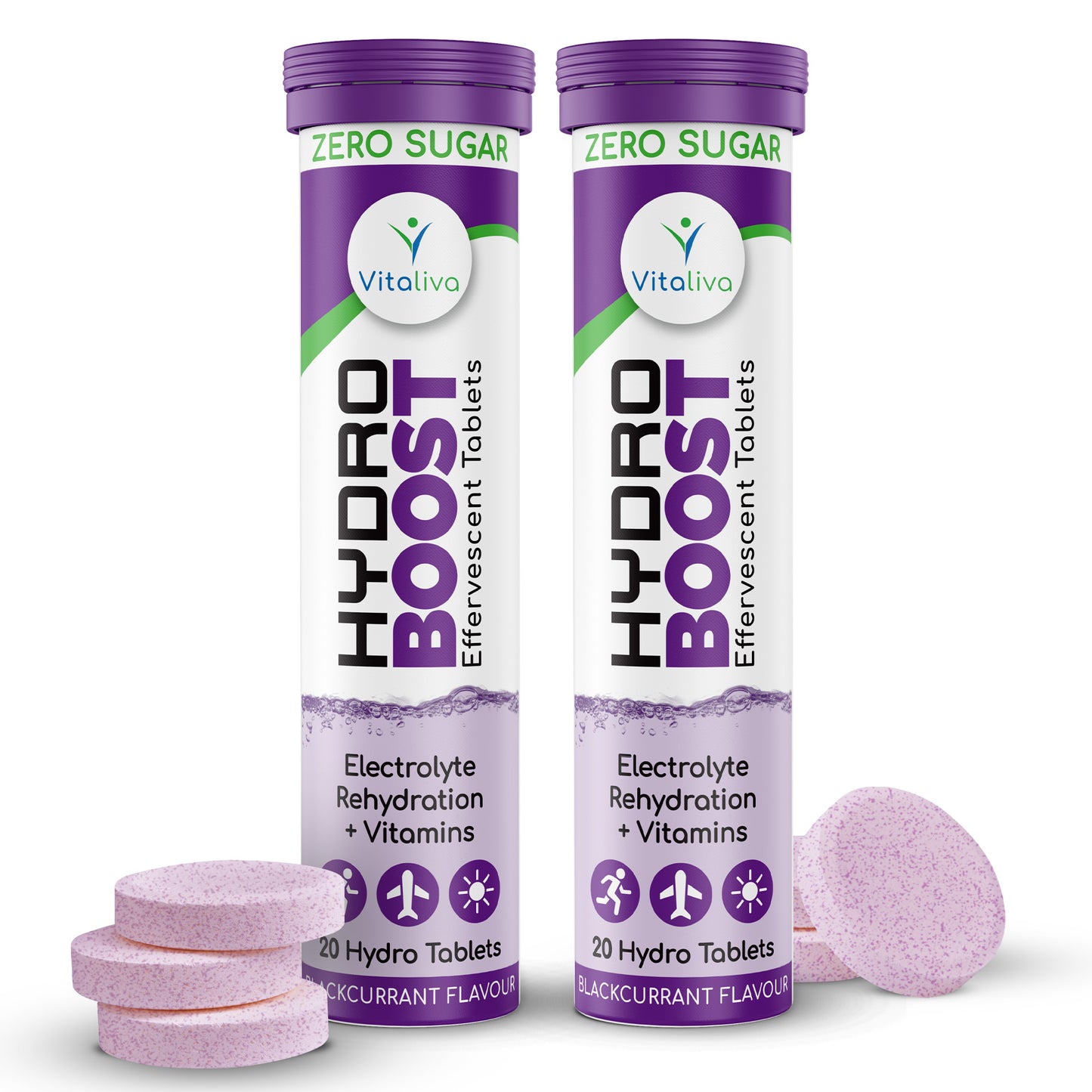 Hydro Boost Twin Pack (2 x 20) Blackcurrant
